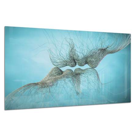 Glass Picture Wall Art Canvas Digital Print Photo Night Water Reflection p26510