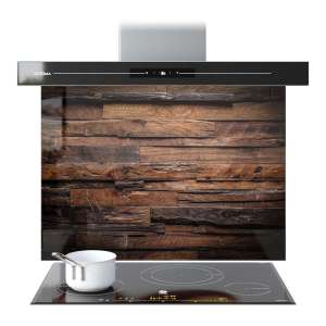 Glass Splashback Black Visualisation